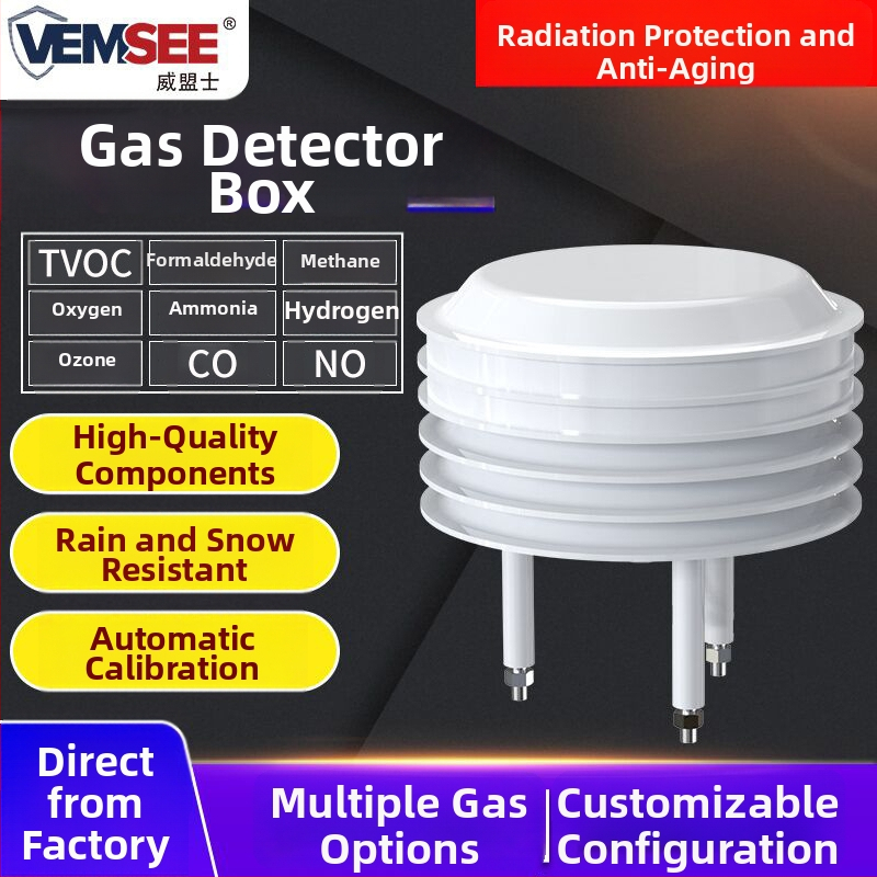 Plynový detektor Weimeng SN-* priemyselnej triedy, DC 10-30V, Kyslík, Amoniak, Oxid uhličitý