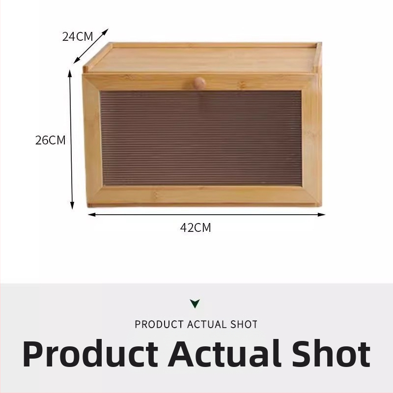 Raft de stocare pentru pahare din bambus, 3 etaje, de birou, anti-praf, organizator multifuncțional