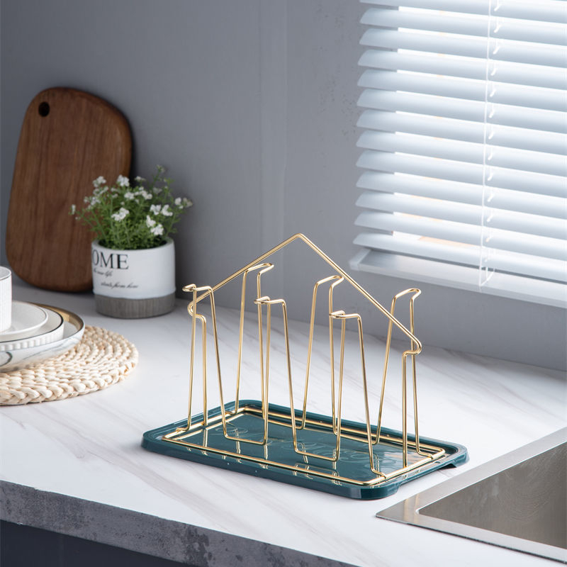 Metalni držač za šalice čaja, viseći | moderni minimalistički stil | težina 0,3–1,3 kg