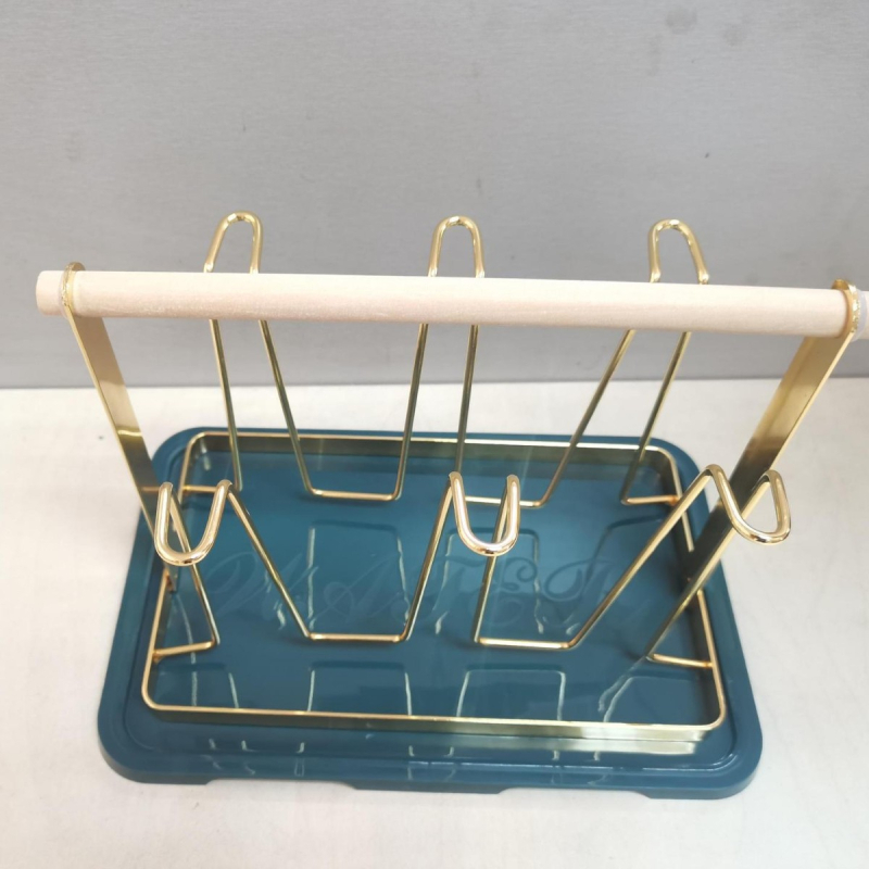 Metalni držač za šalice čaja, viseći | moderni minimalistički stil | težina 0,3–1,3 kg