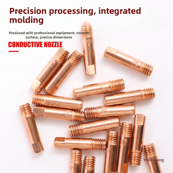 Vodiaca tryska pre MIG zvárací pištoľ, európsky štýl, 0,8 mm napájanie drôtu, tryska na 1,2 mm drôtové napájanie, pneumatický pohon, horúci vzduch a IR výkon