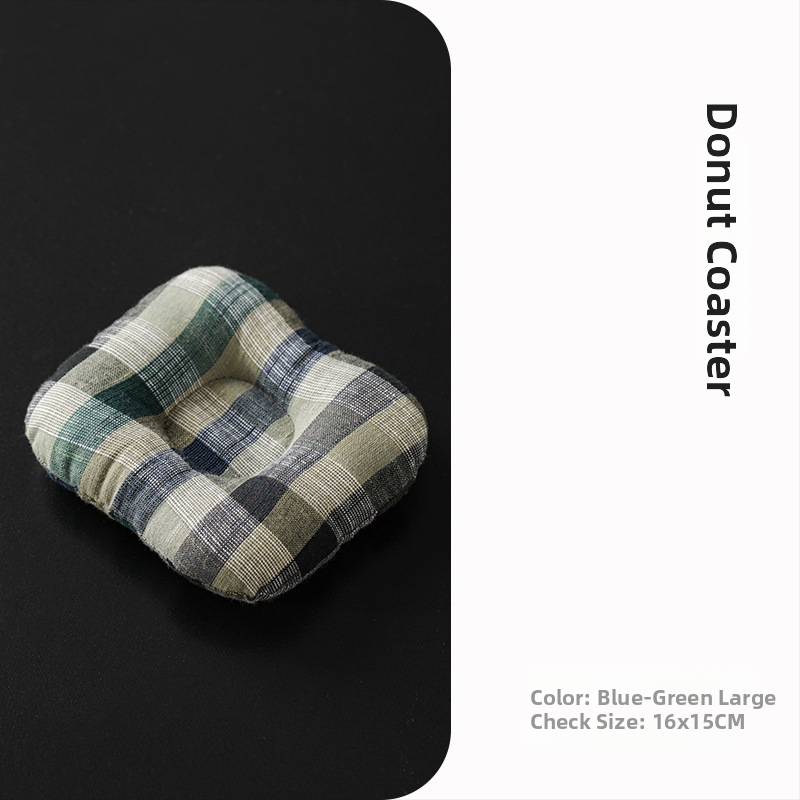 Textilná podložka pod pohár – japonský štýl, uvedená v roku 2024, balená v OPP vrecku