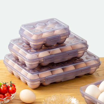 Prijenosna kutija za jaja za kampiranje – plastika, japanski stil, s pretincima