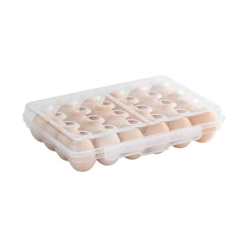 Prijenosna kutija za jaja za kampiranje – plastika, japanski stil, s pretincima