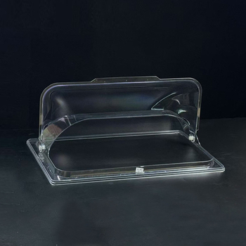 Ορθογώνιο διαφανές σετ καπακιών για ταψιά ψησίματος — ανθεκτικά στη θερμότητα, προστασία από σκόνη, για τη διατήρηση τροφίμων