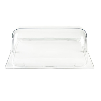 Ορθογώνιο διαφανές σετ καπακιών για ταψιά ψησίματος — ανθεκτικά στη θερμότητα, προστασία από σκόνη, για τη διατήρηση τροφίμων
