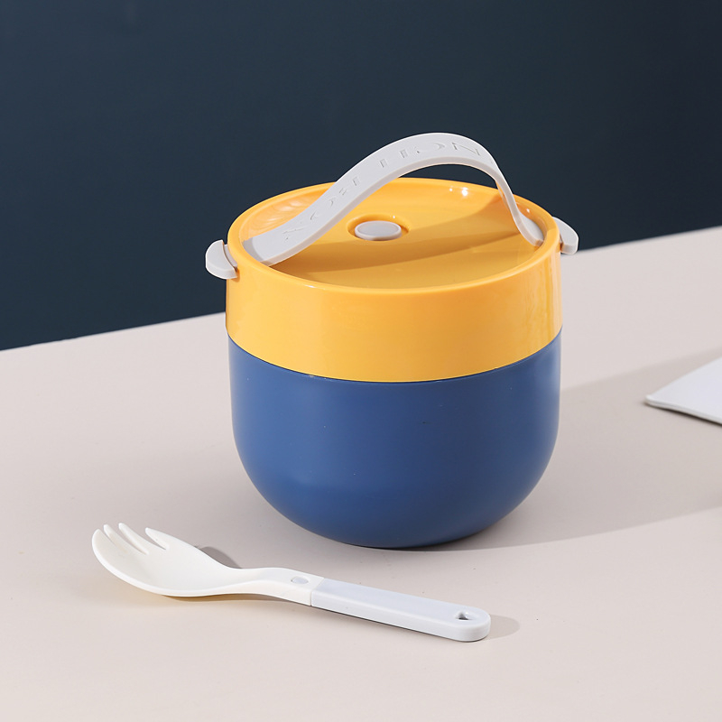MIXIE 304 nehrđajući čelik zdjela za doručak, mikrovalna kompatibilna, okrugla, 501-800 ml, zdjela za juhu