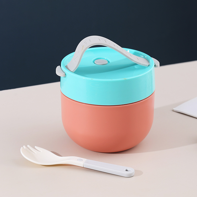 MIXIE 304 nehrđajući čelik zdjela za doručak, mikrovalna kompatibilna, okrugla, 501-800 ml, zdjela za juhu