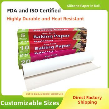 Jin Jieshi papier na pečenie z drevnej celulózy, 40 g/m², dvojstranná rastlinná silikónová povrchová úprava