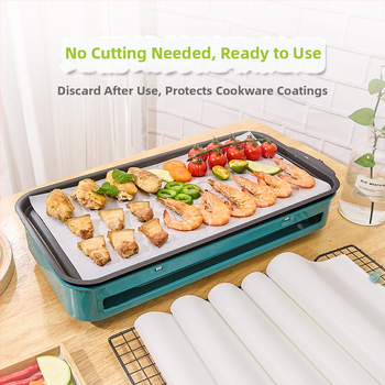 Jin Jieshi papier na pečenie z drevnej celulózy, 40 g/m², dvojstranná rastlinná silikónová povrchová úprava