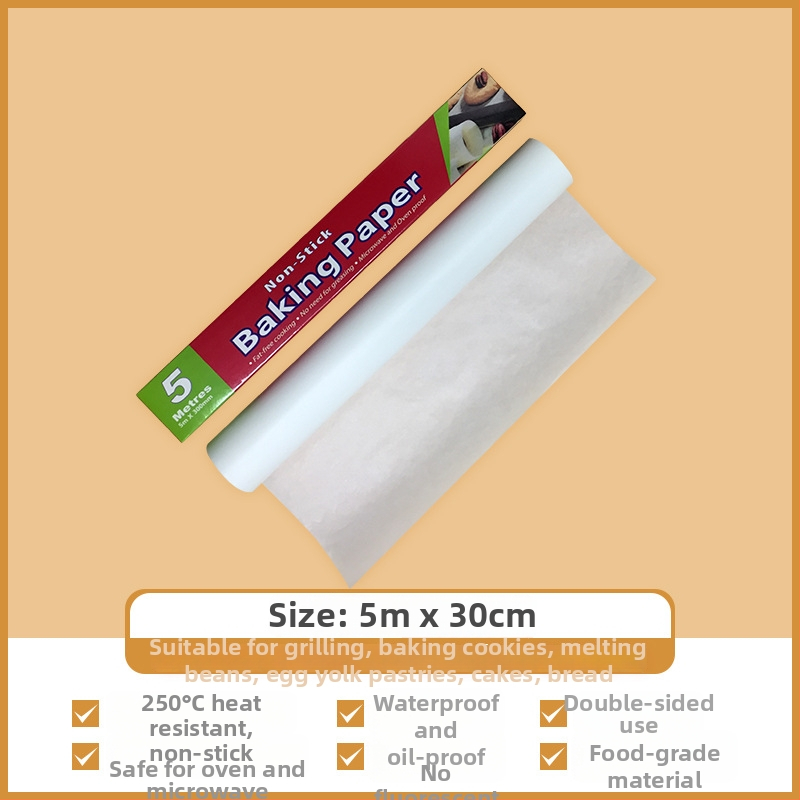 Jin Jieshi papier na pečenie z drevnej celulózy, 40 g/m², dvojstranná rastlinná silikónová povrchová úprava