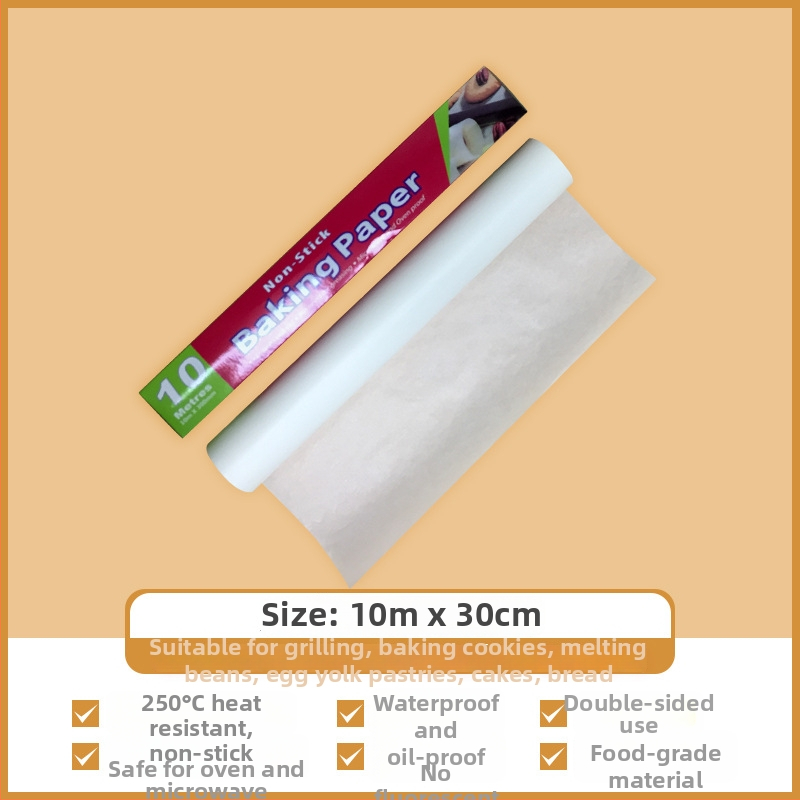 Jin Jieshi papier na pečenie z drevnej celulózy, 40 g/m², dvojstranná rastlinná silikónová povrchová úprava