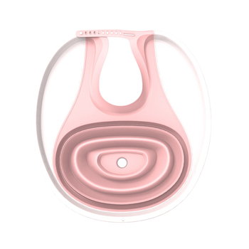 Vas pliabil de spălat păr din plastic pentru baie, destinat adulților