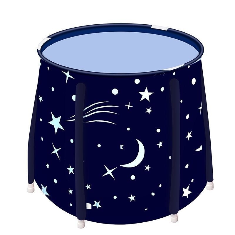  Cadă de baie pliabilă din PVC cu opt suporturi – pentru adulți, Brand Bath Beauty