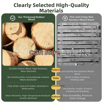 Natúrfa pohártartó és asztali rendező, 3 szintes, többfunkciós, hordozható