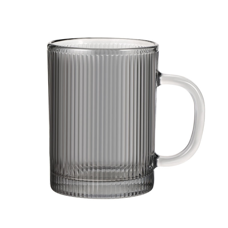 Šestodijelni set čaša otpornih na toplinu od stakla, japanskog stila, s držačima, višeslojna konstrukcija