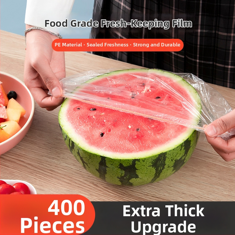 Jednorazový set potravinovej fólie na pokrytie misiek, tanierov a viečok; odolný voči teplotám od -60°C do 100°C; jednoduché balenie; značka Pengyi; 1 kus; domáce použitie.
