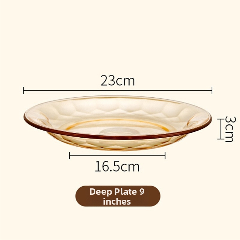 Set riadu z vysoko borosilikátového skla — misy, misy na polievku, taniere, misy na ryžu — vlastné spracovanie k dispozícii — štýl INS / Nový Čínsky štýl