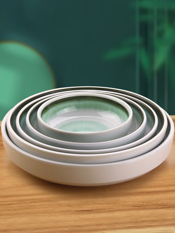 Melamin tanjur, okrugli, korejski stil, jednobojni, moguć tisak logotipa