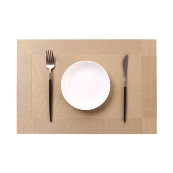 PVC podmetač za stol, nordijski stil, kvadratni oblik, jednobojni uzorak, za hotele i restorane