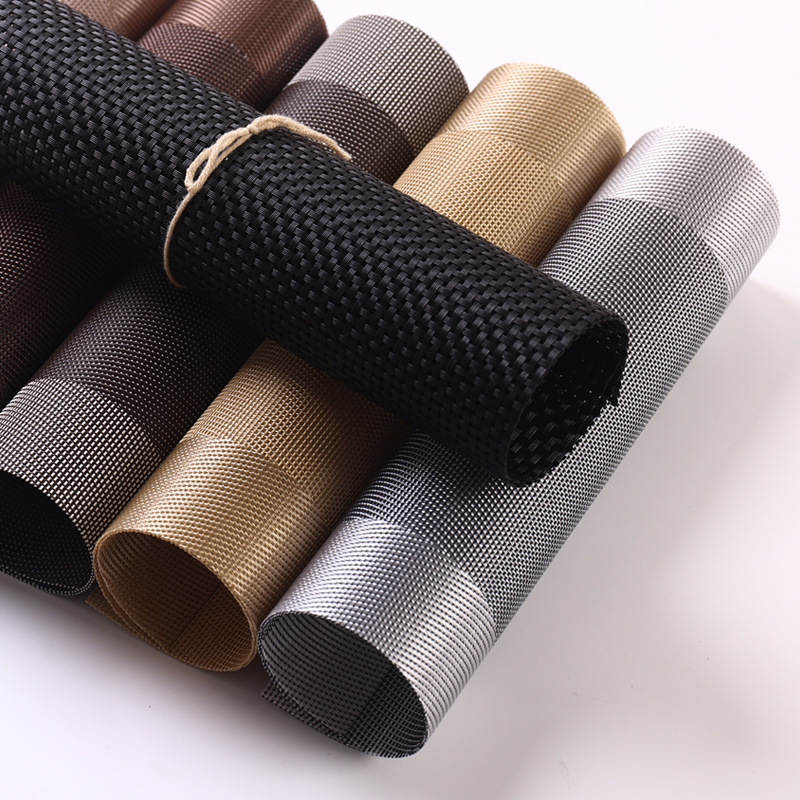 PVC podmetač za stol, nordijski stil, kvadratni oblik, jednobojni uzorak, za hotele i restorane