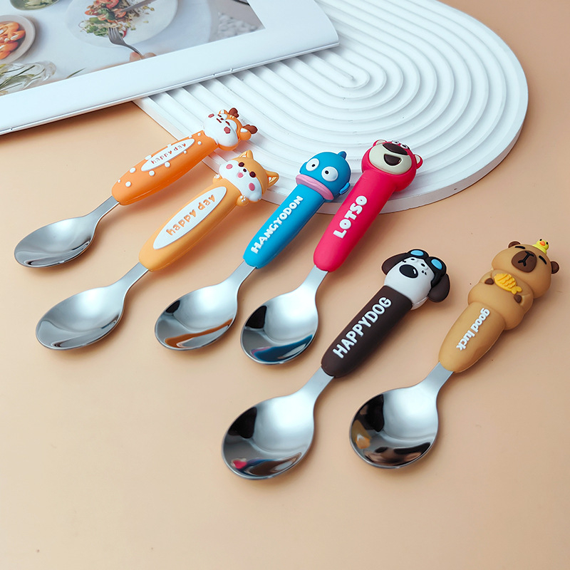 Set dječjih pribora: vilica i žlica, 304 nehrđajući čelik, dvodijelni set, za djecu od 12 mjeseci, brenda Xintu