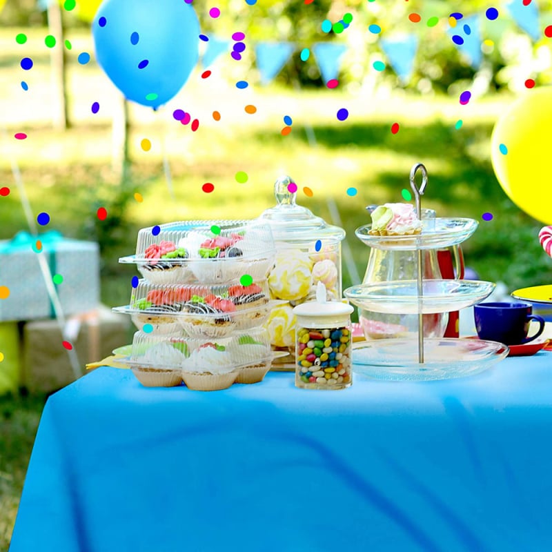 Еднократна PE пластмасова покривка за маса, правоъгълна със мрежест модел, водоустойчива и маслоустойчива, против изгаряне, без нужда от пране, за Нова година 2025