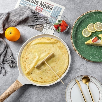 Neprijanjajući tava za palačinke i knedle, aluminijska legura, složeno dno, kompatibilan s plinskim i indukcijskim pločama