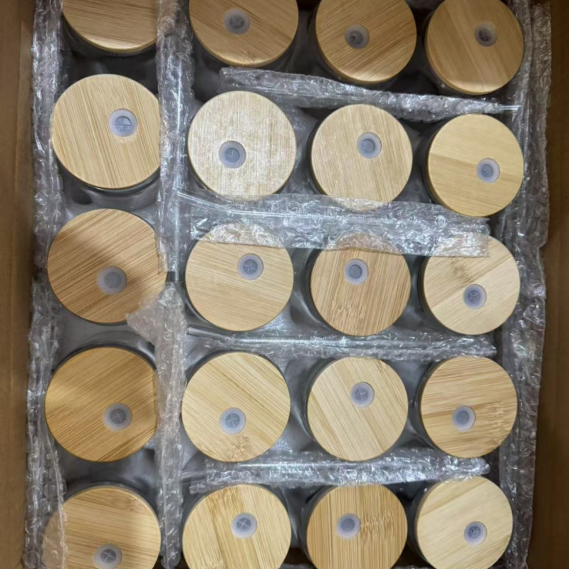 Sippy čaša s poklopcem i slamkom, borosilikatno staklo visoke temperature otpornosti, jednostruka konstrukcija