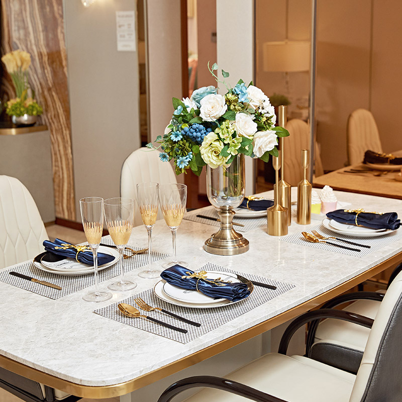 Set noževa, vilica i žlica od 304 nehrđajućeg čelika — zapadni stil stolnog posuđa, europski stil noža i vilice, ogledni sjaj, moderan minimalistički dizajn