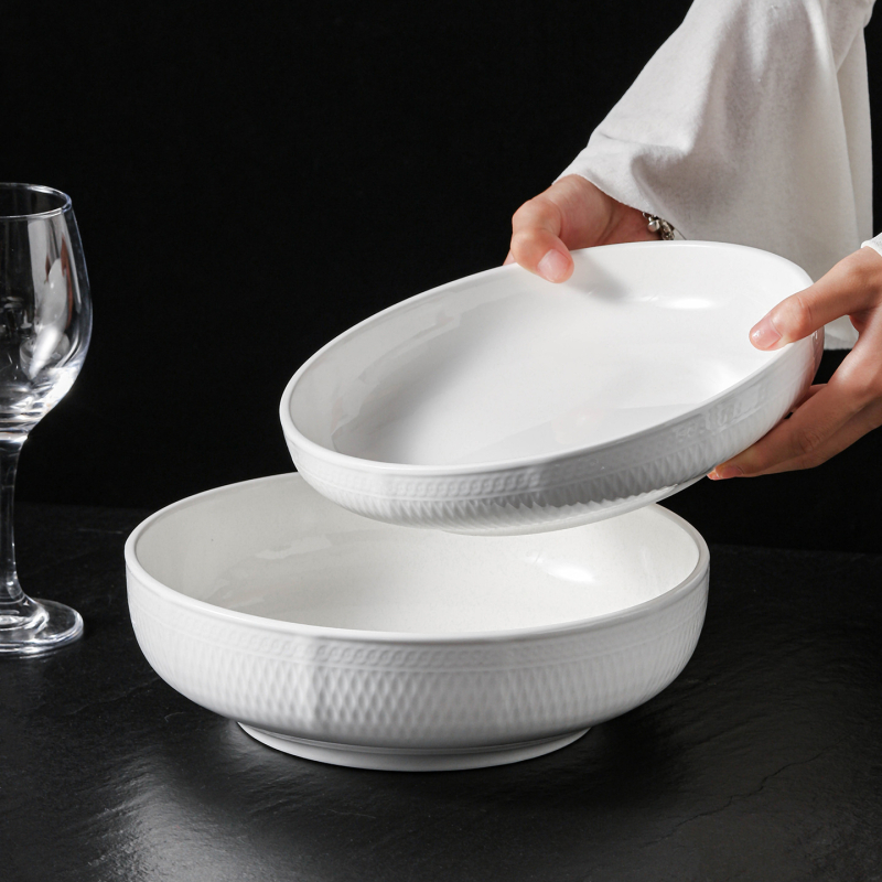 Francia stílusú kerámia tál, modern minimalist étkészlet, 450 ml kapacitás, testreszabható