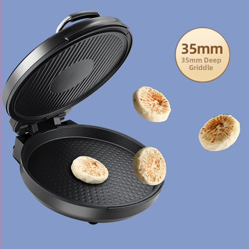 Elektrická panvica na palacinky s dvojstranným ohrevom (DL-600S, 1300W, 220V)