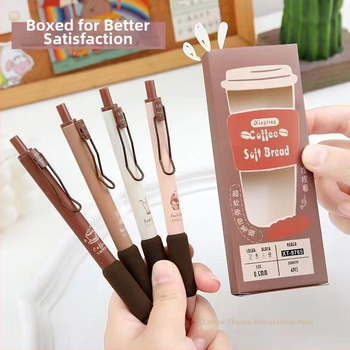 Гел писалка с европейски стил, в кутия, подвижна, с мек захват, черно мастило, волфрамов връх