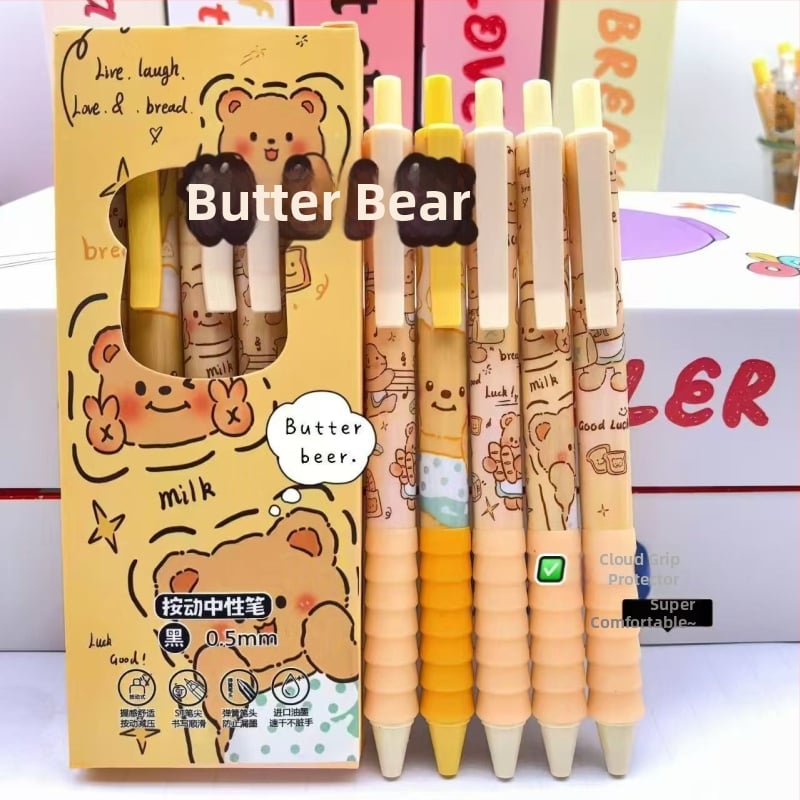 Гел писалка с европейски стил, в кутия, подвижна, с мек захват, черно мастило, волфрамов връх