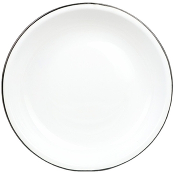 Porcelanska okrugla zdjela, jednobojni uzorak, japanski stil, površina ispod glazure