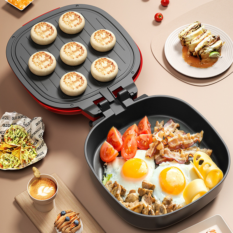 Električni tiganj za palačinke Mg-8023a, brenda Home grids, dvostruko grijanje, 1200 W