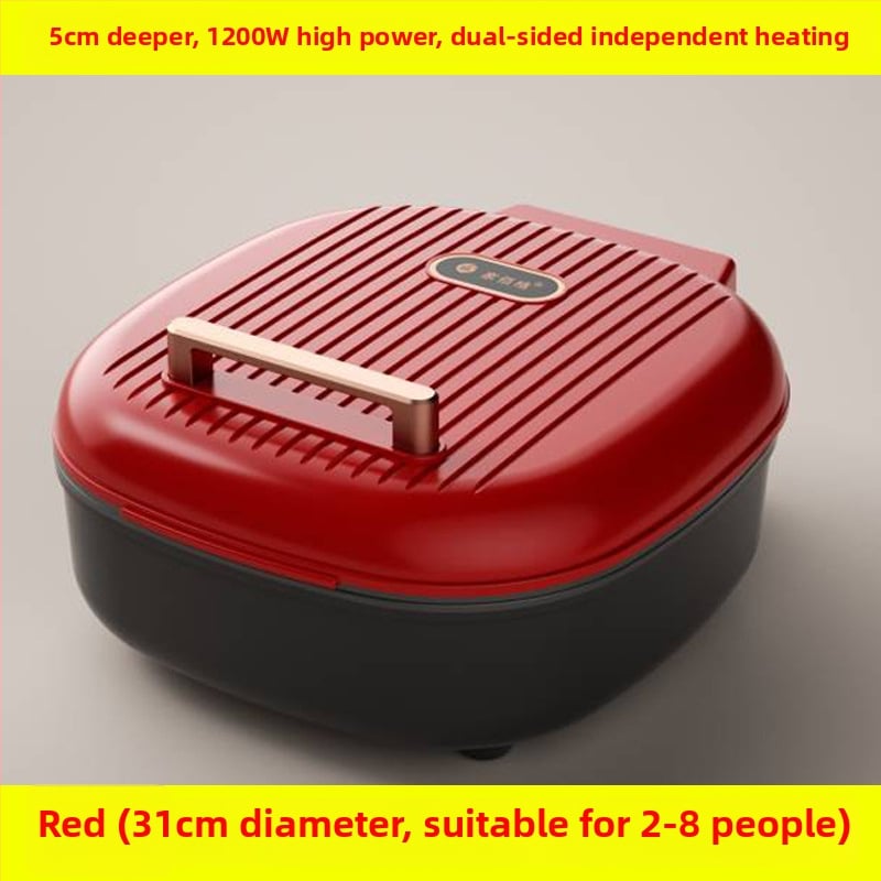 Električni tiganj za palačinke Mg-8023a, brenda Home grids, dvostruko grijanje, 1200 W