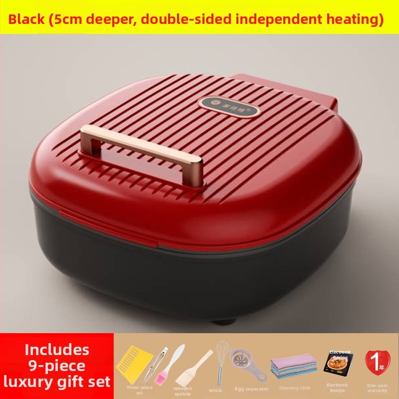 Električni tiganj za palačinke Mg-8023a, brenda Home grids, dvostruko grijanje, 1200 W