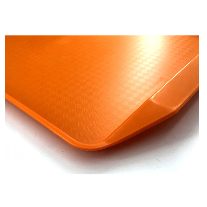 Plastični poslužni pladnjevi, debeli, protuklizni, kvadratnog oblika, 18–18,9 cm, za hotele i restorane, tisk logotipa i prilagodba