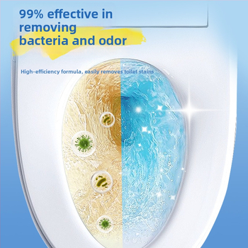 Yunlei Jednorázová sada toaletnej kefy, 1 kefka + 12 náhradných hlavíc, citrónová vôňa, plast