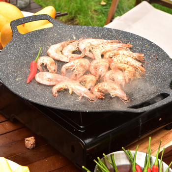 Okrugli aluminijski grill tiganj za roštilj, Cindy coco, lako za čišćenje, neprijanjiva površina, prilagodba obrade, podrijetlo Lishui