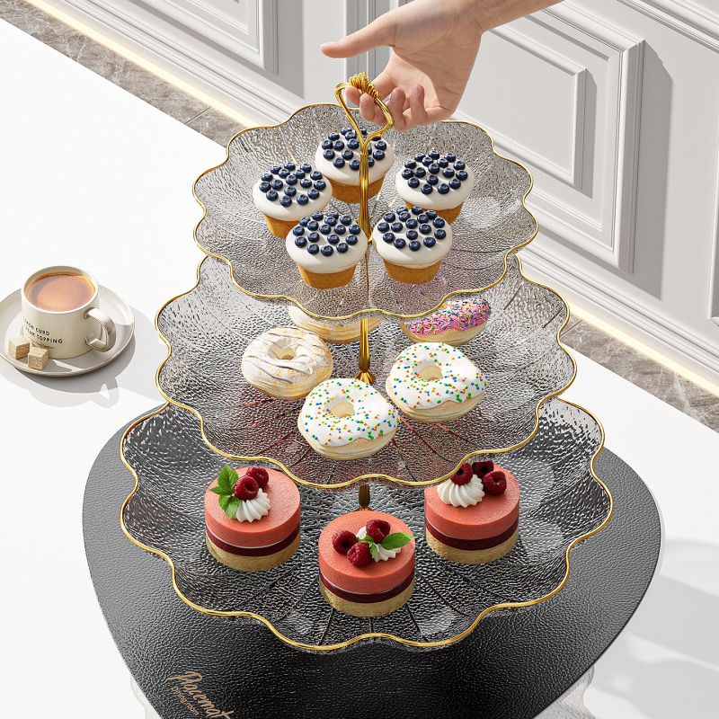 Διπλού επιπέδου δίσκος φρούτων, πλαστικό, μοντέρνος μινιμαλισμός, μονόχρωτο σχέδιο, κυκλοφορία φθινόπωρο 2025