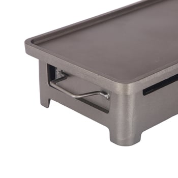 Ploča za roštilj — aluminijska kvadratna, prilagodljiva, modern minimalistički stil