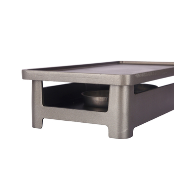 Ploča za roštilj — aluminijska kvadratna, prilagodljiva, modern minimalistički stil
