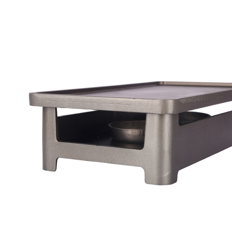 Ploča za roštilj — aluminijska kvadratna, prilagodljiva, modern minimalistički stil