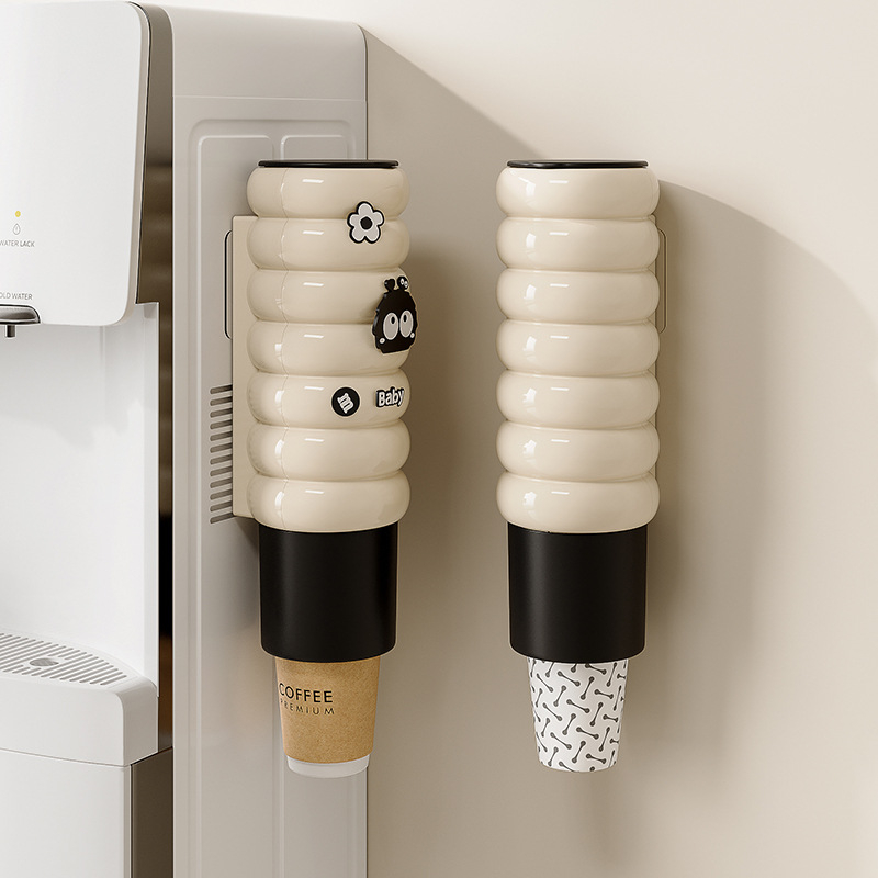 JOINT Πλαστικός Θήκη Ποτηριών Τοίχου, Χωρίς Τρύπες, Φρέσκου και Γλυκού Στυλ