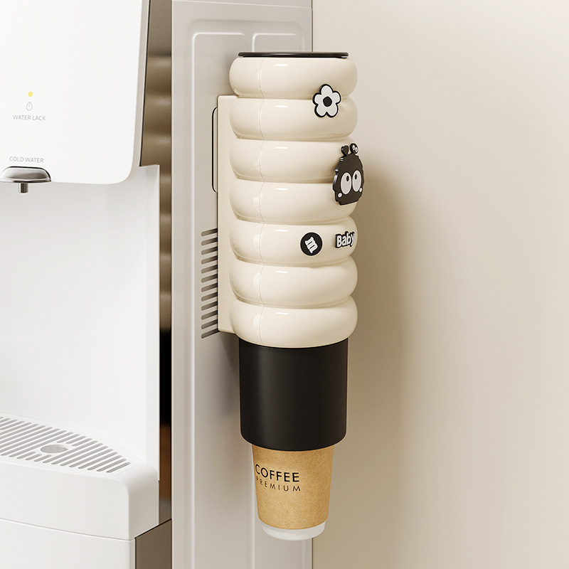 JOINT Πλαστικός Θήκη Ποτηριών Τοίχου, Χωρίς Τρύπες, Φρέσκου και Γλυκού Στυλ