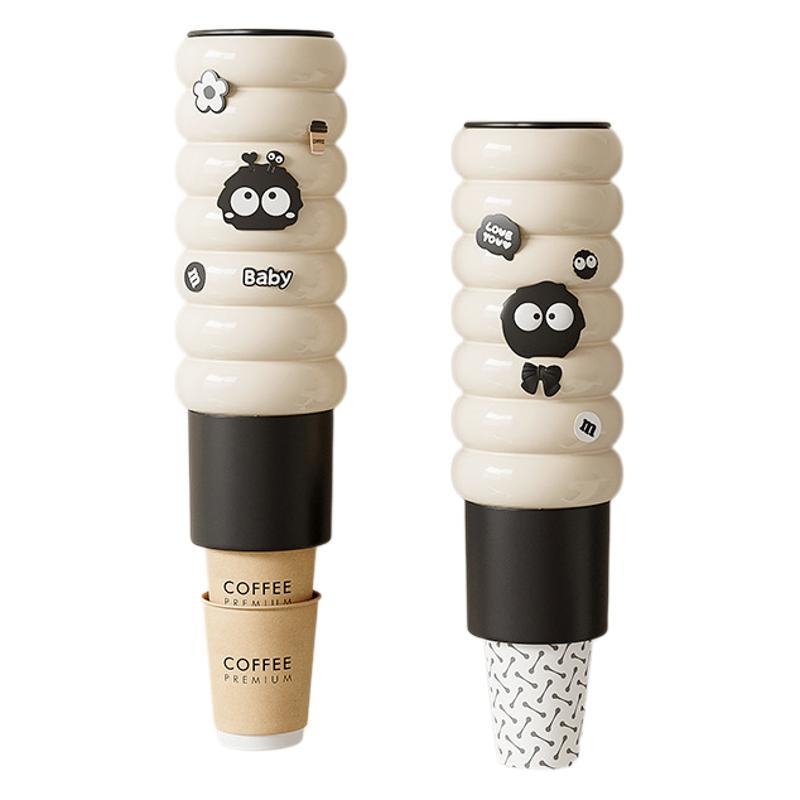 JOINT Πλαστικός Θήκη Ποτηριών Τοίχου, Χωρίς Τρύπες, Φρέσκου και Γλυκού Στυλ