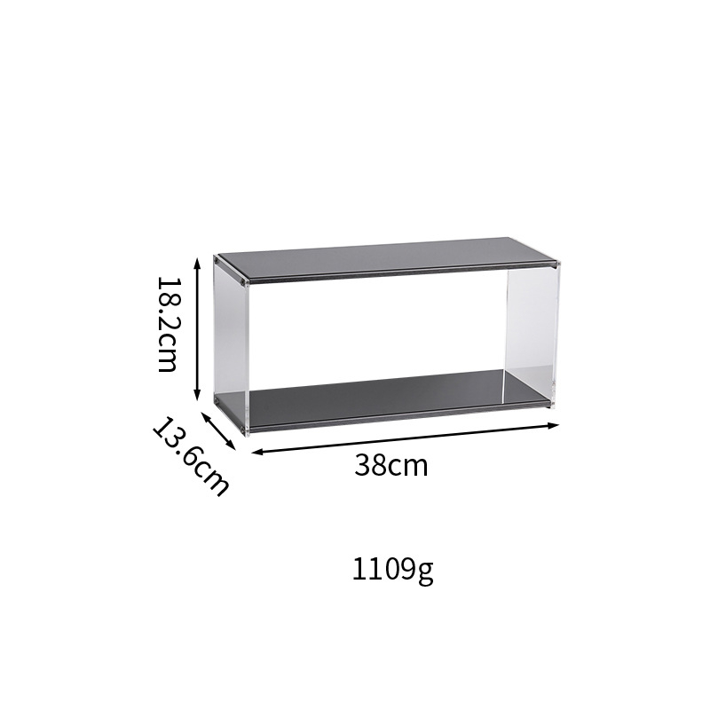 Дисплей рафт за чаши от акрил и неръждаема стомана за настолен плот – Xintao, модел Acrylic Stainless Steel Display Rack, Материал: неръждаема стомана, Подходящо: дневна/спалня/настолен плот, Сглобяем.