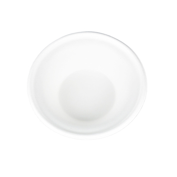 Μονοχρηστικό μπολ από χάρτοπολτό βιοδιασπώμενο με σχήμα καπέλου από άχυρο, χωρητικότητα 340-350 ml, πάχος 1 mm, δυνατότητα εκτύπωσης λογότυπου, εξατομίκευση, κατάλληλο για επιδόρπια, γιαούρτι και φρουτοσαλάτες